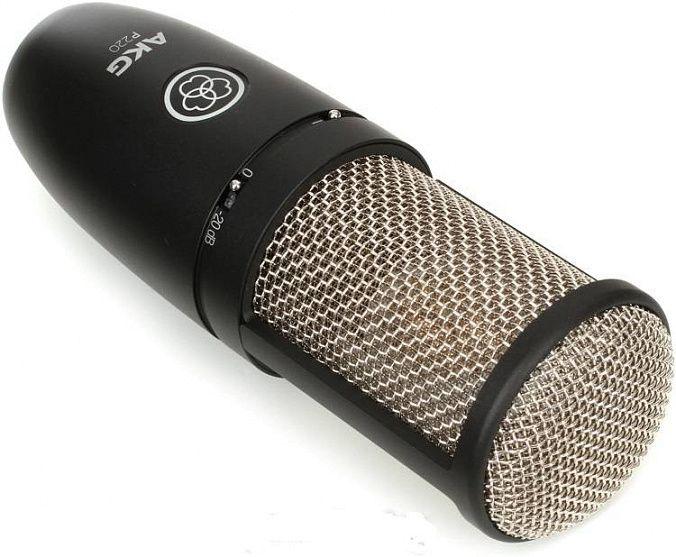 Микрофон проводной AKG P220 черный