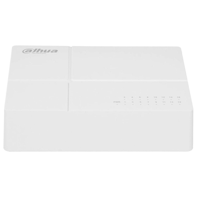 DAHUA DH-SF1016L16-портовый неуправляемый коммутатор 16 RJ45 10/100 Мбит/с;: 3.2 Гбит/с