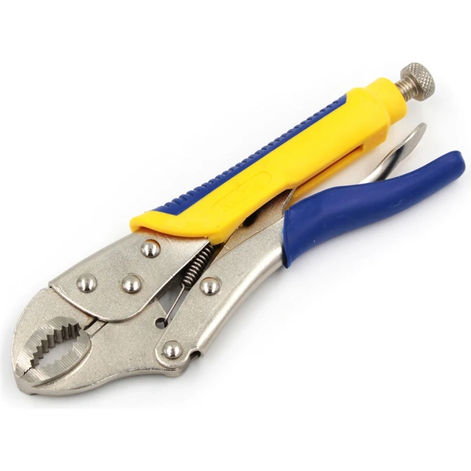 Клещи зажимные универсальные Kubis 255 мм, C45, HRC 44-48 02-03-6025