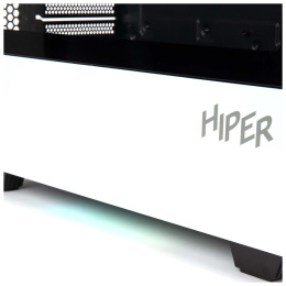 Корпус ATX HIPER PW81, Midi-Tower, без БП, белый