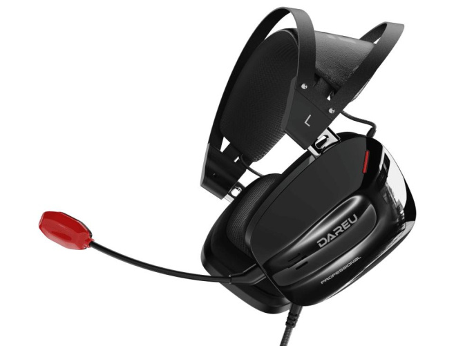 Гарнитура игровая проводная Dareu A730 Black черный