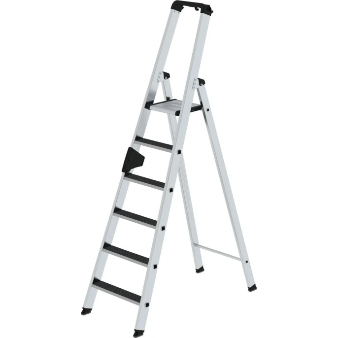 Стремянка MUNK 6 ступеней с покрытием Clip-Step R13 рукоятка Ergo-pad 041626