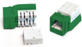 Модуль Hyperline KJNE-8P8C-C5E-90-GN информ. KeystoneRJ45 кат.5E зел. упак.:1шт