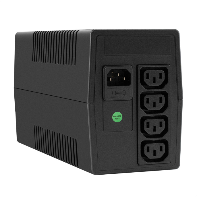 ИБП ExeGate Power NB-400.LED.AVR.4C13 (400VA/240W, LED, AVR, 4*C13, батарея 12V 4.5Ah, Black) EX299621RUS
