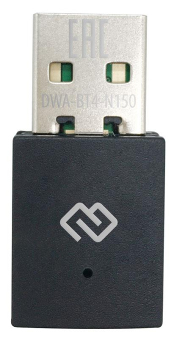 Wi-Fi + Bluetooth адаптер Digma DWA-BT4-N150 USB 2.0