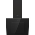 Вытяжка GORENJE/ Тип каминная наклонная,60см, сенсорное управление, мощность 782 куб.м, черная