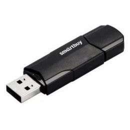 Smartbuy USB Drive 4GB CLUE Black SB4GBCLU-K