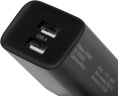 Сетевое зарядное устройство Buro BUWE1,  2xUSB-A,  10.5Вт, 2.1A, черный [buwe10s200bk]