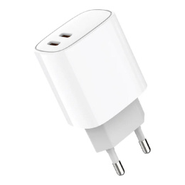 Rexant 18-2210 Сетевое зарядное устройство с двумя портами USB-C + USB-C, 20Вт