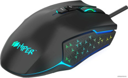 Мышь игровая HIPER DRAKKAR GMUS-3000 Black USB {4000 dpi, 8 кнопок, USB кабель 1.6м, черный}