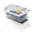 Клавиатура механическая проводная Dareu A81 White-Yellow белый/серый/желтый , 81 клавиша, switch Dream linear