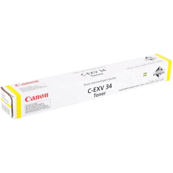 Тонер Canon C-EXV34Y 3785B002 желтый туба для копира iR C2020/C2025/C2030/C2220/C2225/C2230