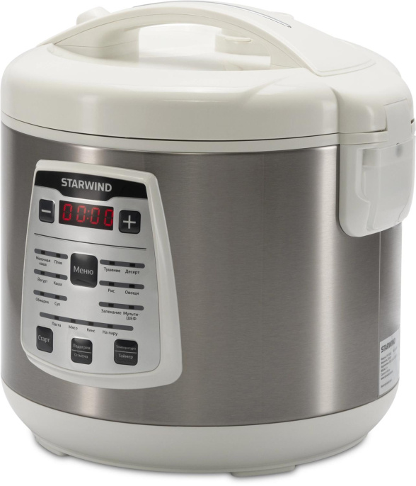 Мультиварка Starwind SMC4200 5л 900Вт белый/серебристый