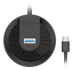 Хаб разветвитель A4TECH HUB-30C, черный