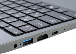 Ноутбук IRU Tactio 14RLH Ryzen 5 Pro 5675U 8Gb SSD256Gb AMD Radeon Graphics 14" IPS FHD (1920x1080) FreeDOS grey WiFi BT Cam 4000mAh (2058867)