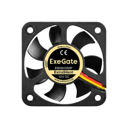 Вентилятор 12В DC ExeGate ExtraSilent ES05010S3P 50x50x10 мм, Sleeve bearing подшипник скольжения , 3pin, 4000RPM, 22dBA EX297018RUS