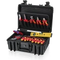 Инструментальный чемодан для электрики Knipex, Robust23 Start Electric, 24 предмета, KN-002134HLS2