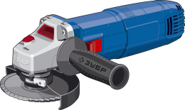 Углошлифовальная машина Зубр Профессионал УШМ-П115-750 750Вт 11000об/мин рез.шпин.:M14 d 115мм