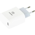 Сетевое зарядное устройство DIGMA DGW2C 20w, 3A PD , USB-C, универсальное, белый, DGW2C0F010WH 1655943