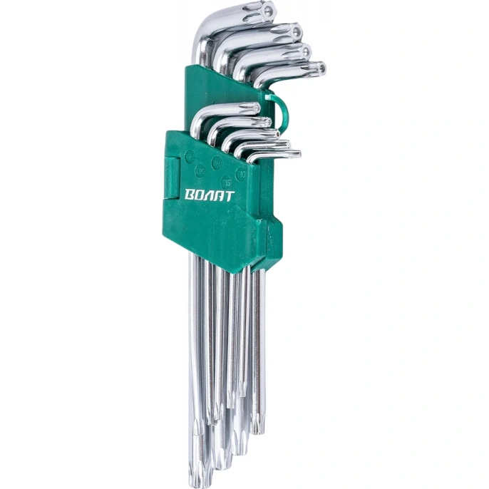 Набор ключей ВОЛАТ Torx T10-T50 9 предметов длинных 11020-09