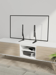 Кронштейн для телевизора Holder LCDT-F01-B, 13-42", настольный, фиксированный, черный