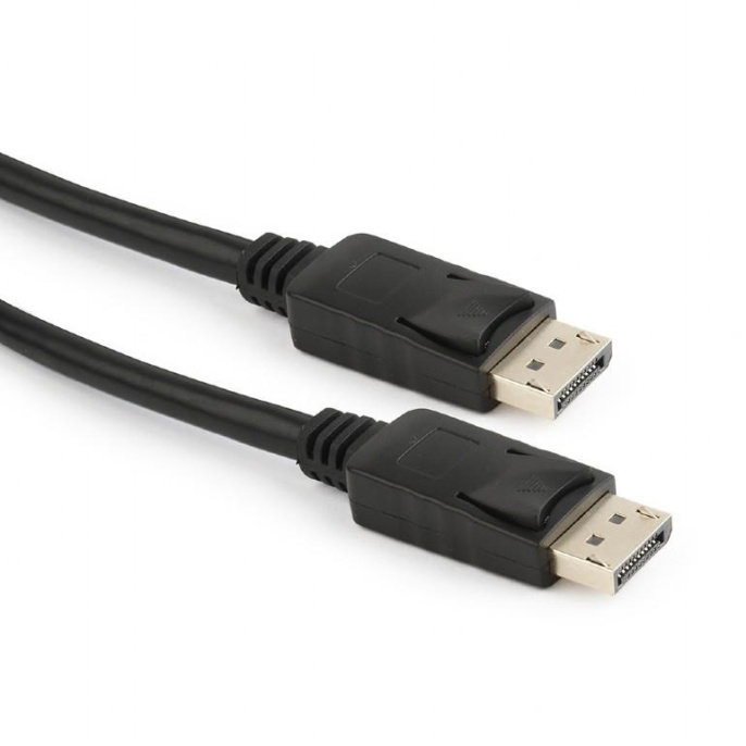 Bion Кабель DisplayPort v1.2, 20M/20M, 3840x2160@60Hz, экран, позолоченные контакты, 1,8м, черный [BXP-CC-DP-018]