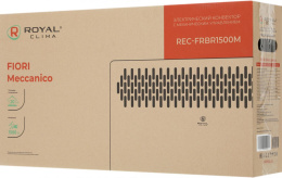 Конвектор Royal Clima Fiori Meccanico REC-FRBR1500M,  1500Вт,  с терморегулятором, черный