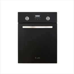 Духовой шкаф электрический LEX EDP 4590 BL, 55л, дверца с 2 стеклами, черный