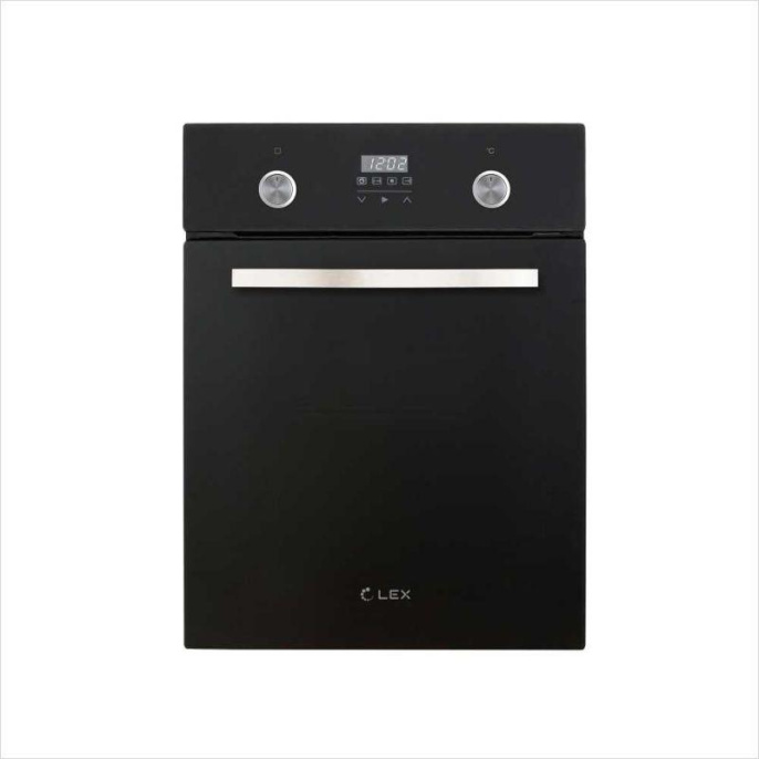 Духовой шкаф электрический LEX EDP 4590 BL, 55л, дверца с 2 стеклами, черный