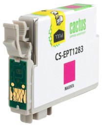 Картридж Cactus CS-EPT1283, T1283, пурпурный / CS-EPT1283