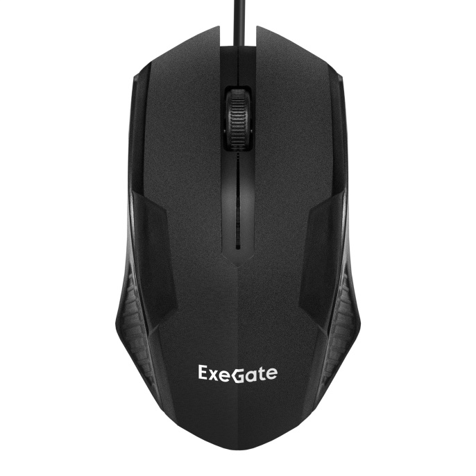 Мышь ExeGate Professional Standard SH-9025 USB, оптическая, 1000dpi, 3D, 3 кнопки и колесо прокрутки, длина кабеля 1,35м, черная, Color Box EX264096RUS