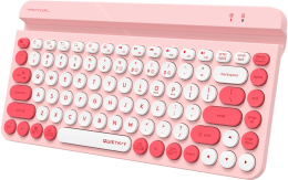 Клавиатура A4TECH Fstyler FBK30, USB, Bluetooth/Радиоканал, мембранная, розовый [fbk30 raspberry]