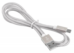 Кабель Buro Lightning m /micro USB m - USB m , 1м, 2A, серый [bhp lght+mcr]