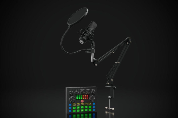 Микрофон Oklick SM-600G,  черный [1796784]