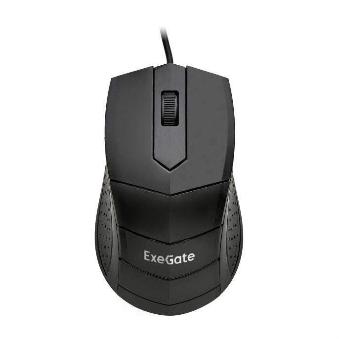 Мышь ExeGate Professional Standard SH-9031 (USB, оптическая, 1000dpi, 3D, 3 кнопки и колесо прокрутки, длина кабеля 1,35м, черная, Color Box) EX280438RUS