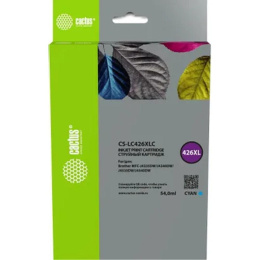 Картридж Cactus CS-LC426XLC, голубой пигментный / CS-LC426XLC