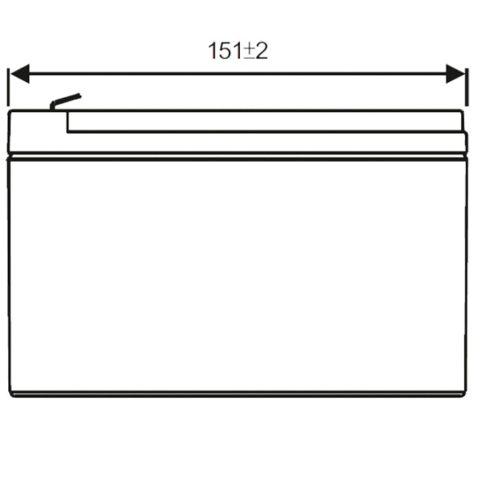 Аккумулятор WBR GP1290 F2