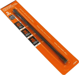 Набор полотен Pony Jorgensen 70675 5 шт, для лобзика, длина полотна: 165 см, шаг зубьев: 2x20 TPI, 2x15 TPI, 1x12 TPI, материал полотна: сталь (Pony 70675)