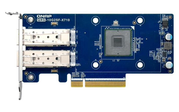 Сетевая карта QNAP Expansion Card QXG-10G2SF-X710 PCIe Gen3 x8 2x10GbE SFP+