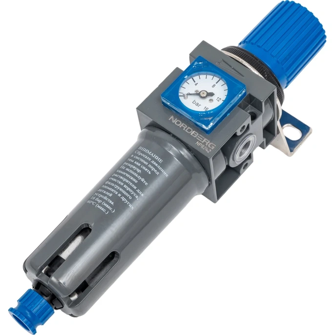 Фильтр воздушный с редуктором 1/4", 16 бар NORDBERG NP8242