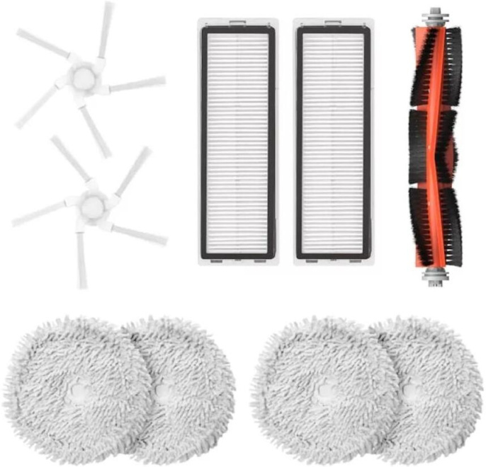 Компоненты Dreame Accessories Kit (RAK58) (для Dreame Trouver Robot Vacuum E20/E20 Pro 1Main Brush+2Side Brush+2HEPA+3Mop Pad)