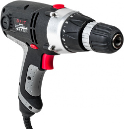 Дрель-шуруповерт P.I.T. PBM10-C2 безударная, диаметр патрона: 0.8 - 10мм, количество скоростей: 2, диаметр сверления: дерево 25мм, металл 10мм, максимальный крутящий момент: 26Нм, мощность: 400Вт