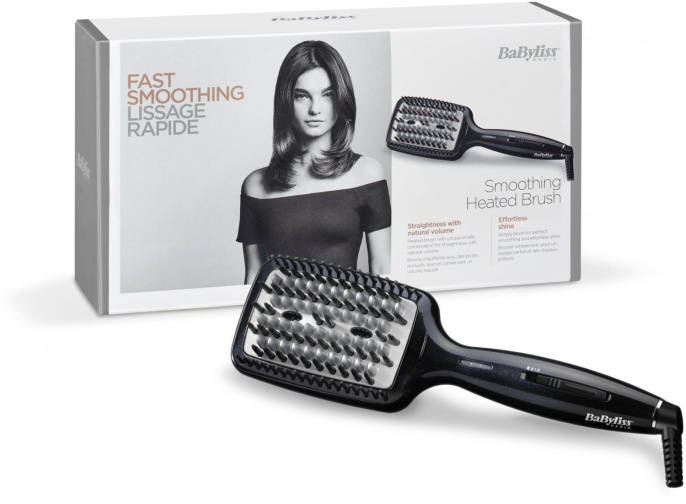 Расческа-выпрямитель BABYLISS HSB101E,  черный