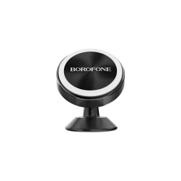 Держатель в автомобиль Borofone bh5 platinum магнитный, на панель, черный 0L-00044337