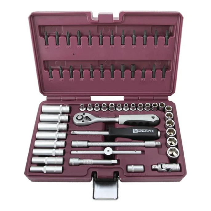 Thorvik TS057 Набор инструмента 1/4"DR, 57 предметов