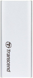 Внешний диск SSD Transcend TS500GESD260C, 500ГБ, серебристый