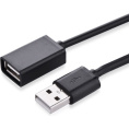 Кабель UGREEN US103 10313 USB 2.0 A Male to A Female Cable. Длина: 0,5м. Цвет: черный