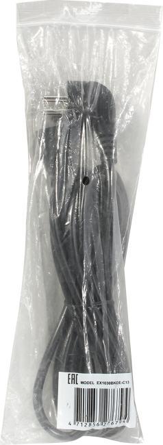 CyberPower Кабель питания 3M DE-C13 IEC-Schuko 3м. 10А EX1030BKDE-C13