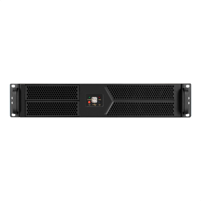 Серверный корпус ExeGate Pro 2U400-04 <RM 19", высота 2U, глубина 400, без БП, 2*USB> EX297726RUS