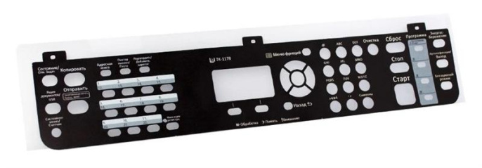 Накладка на панель управления МФУ Kyocera ECOSYS M2040dn АЗИЯ русский язык 302A105590